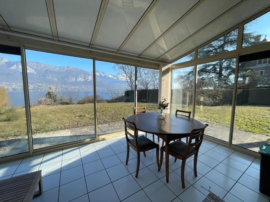 La Roseliere Sud, Vue Lac & Jardin Sévrier Kültér fotó